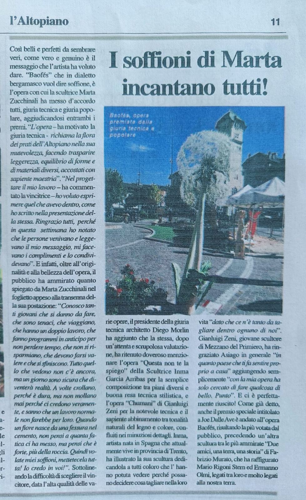 I soffioni di Marta incantano tutti!